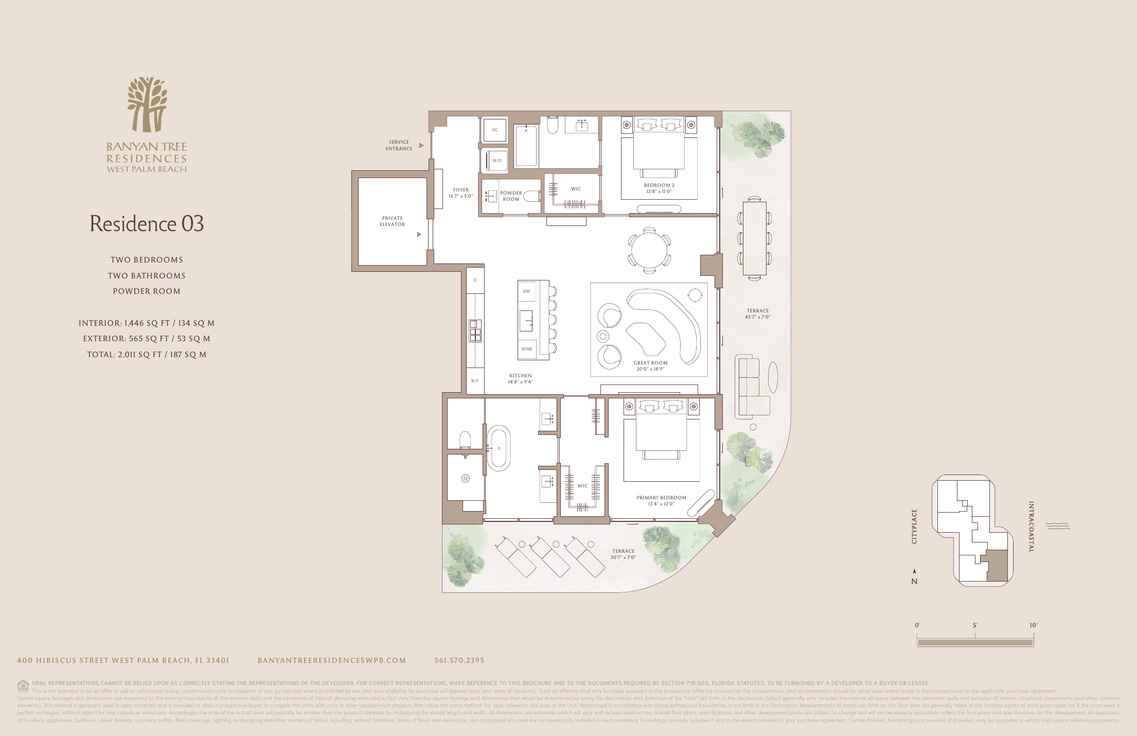 Banyan Tree Residences, West Palm Beach — Residence 03