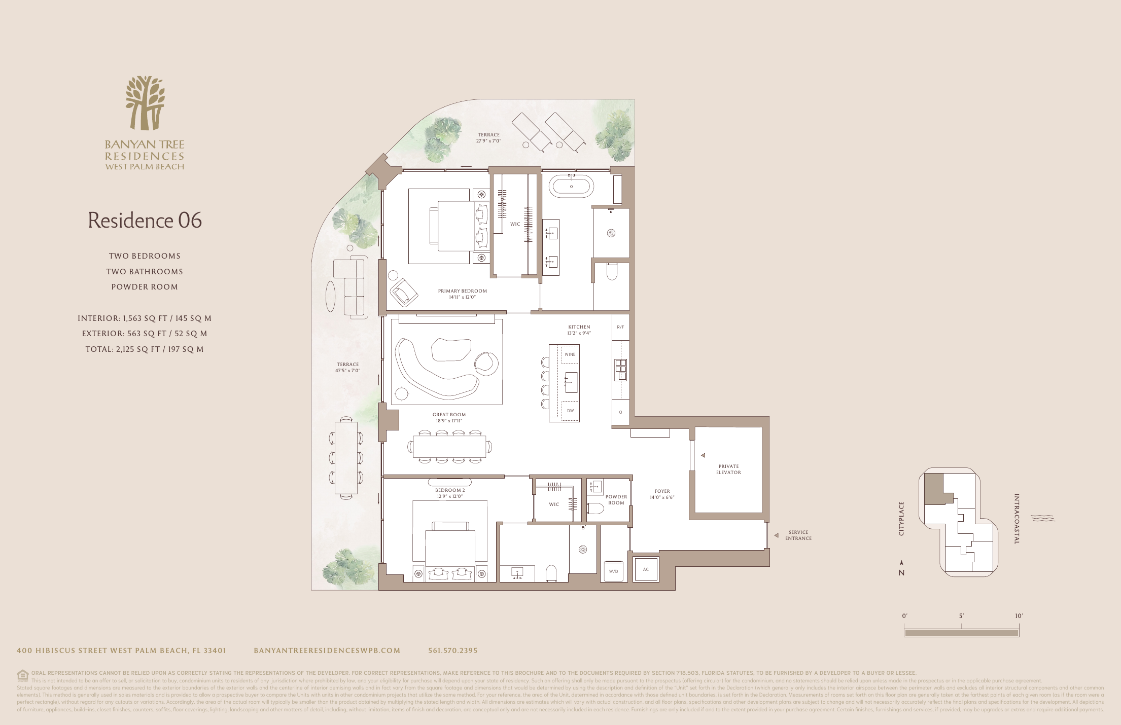 Banyan Tree Residences, West Palm Beach — Residence 06