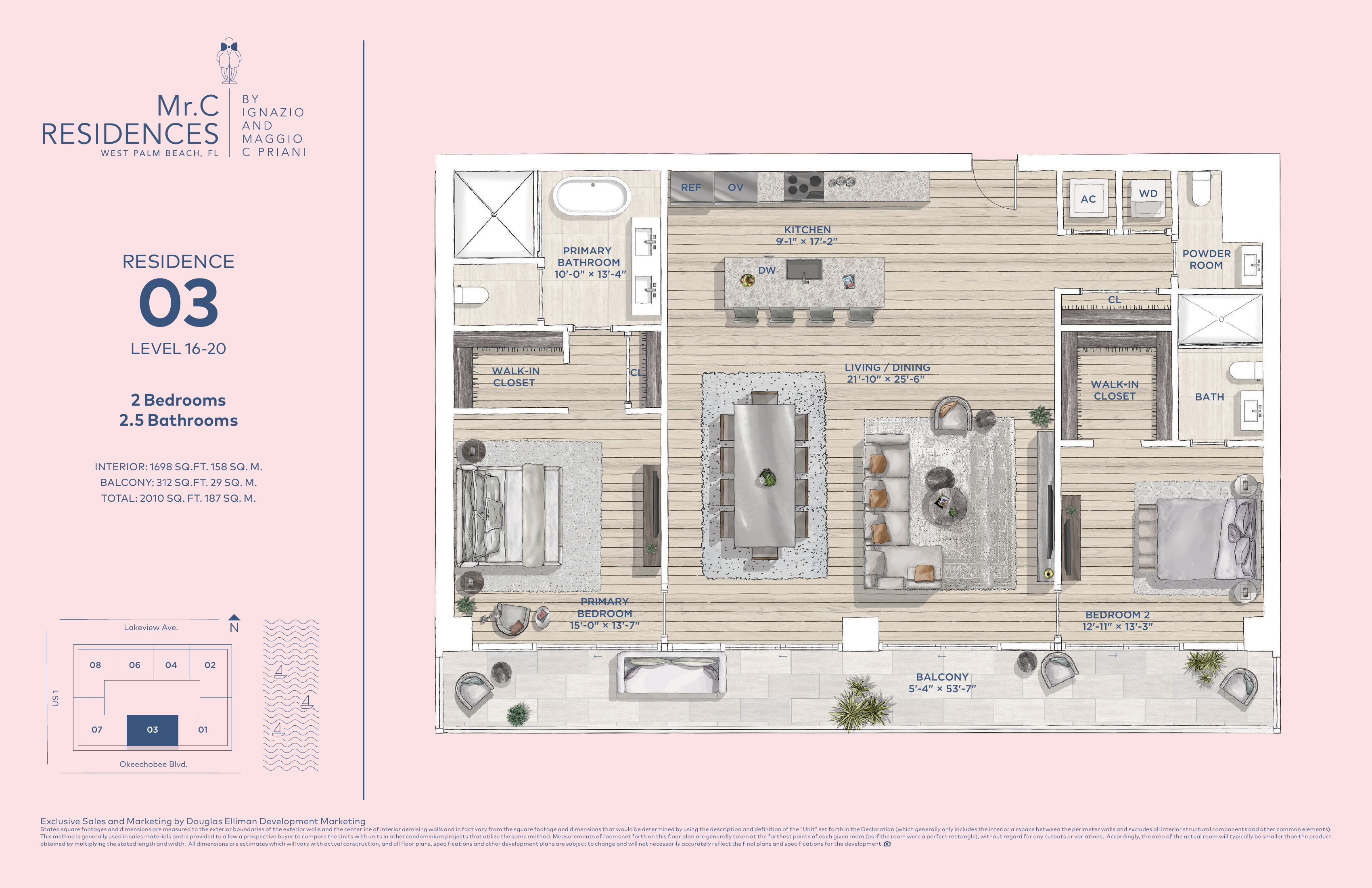 Mr. C Residences — Two-Bedroom Residences