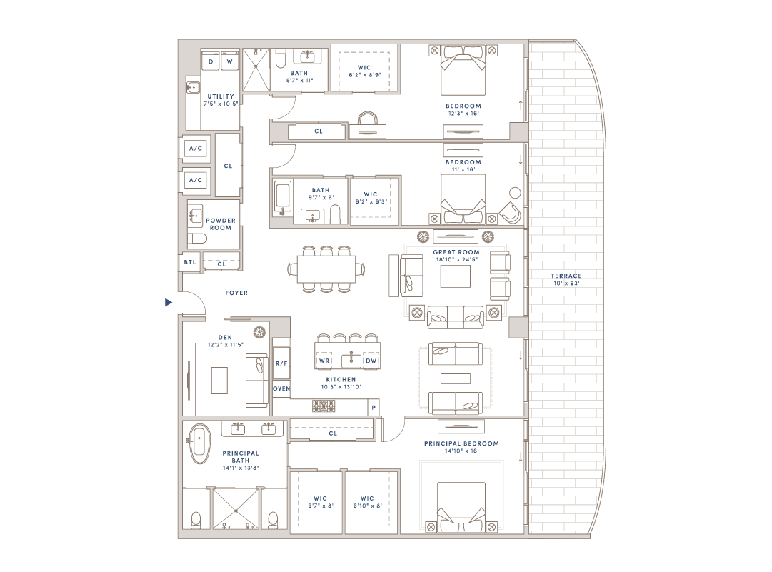 Olara — Three-Bedroom Residences