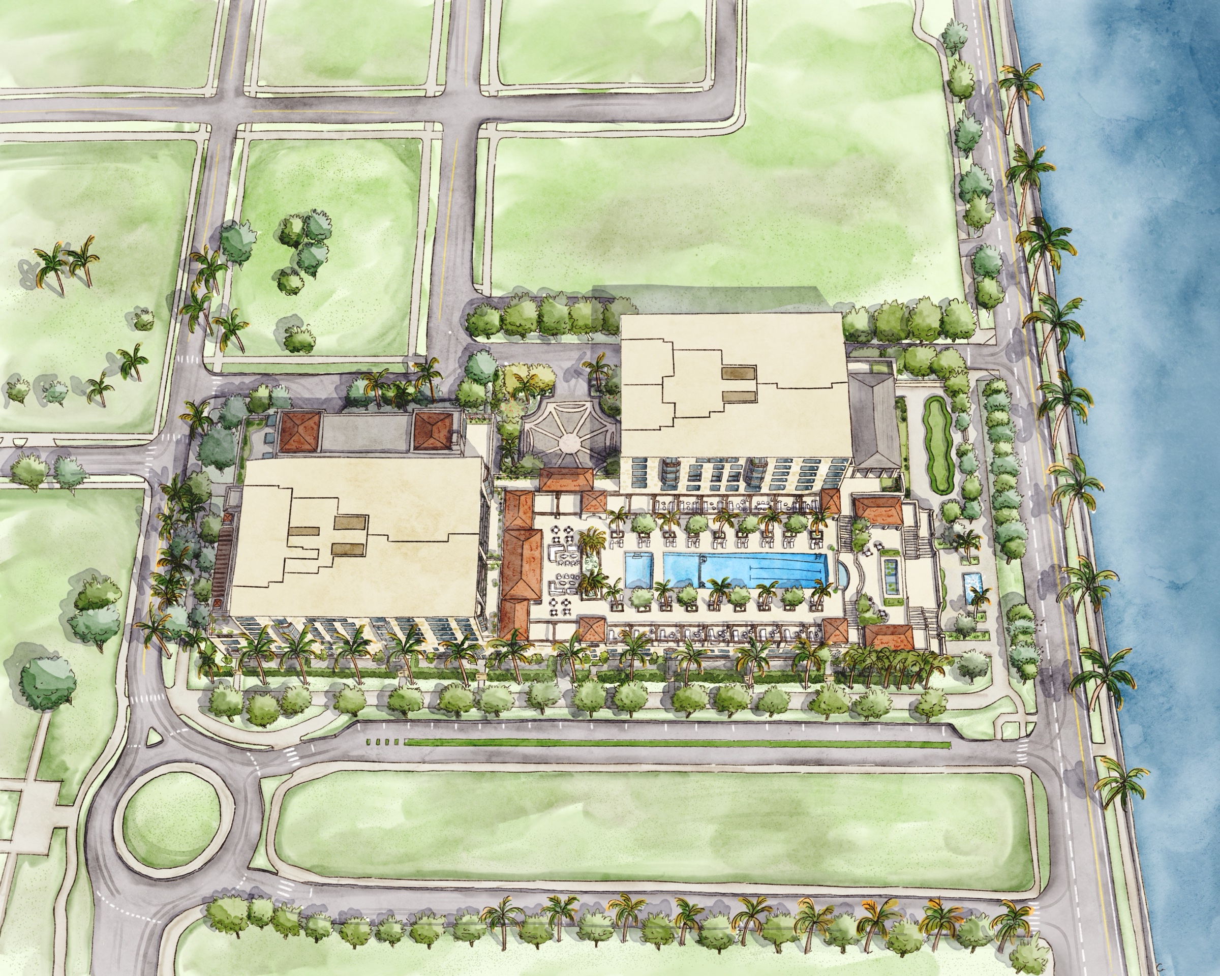 South Flagler House plans — plan 1 of 2