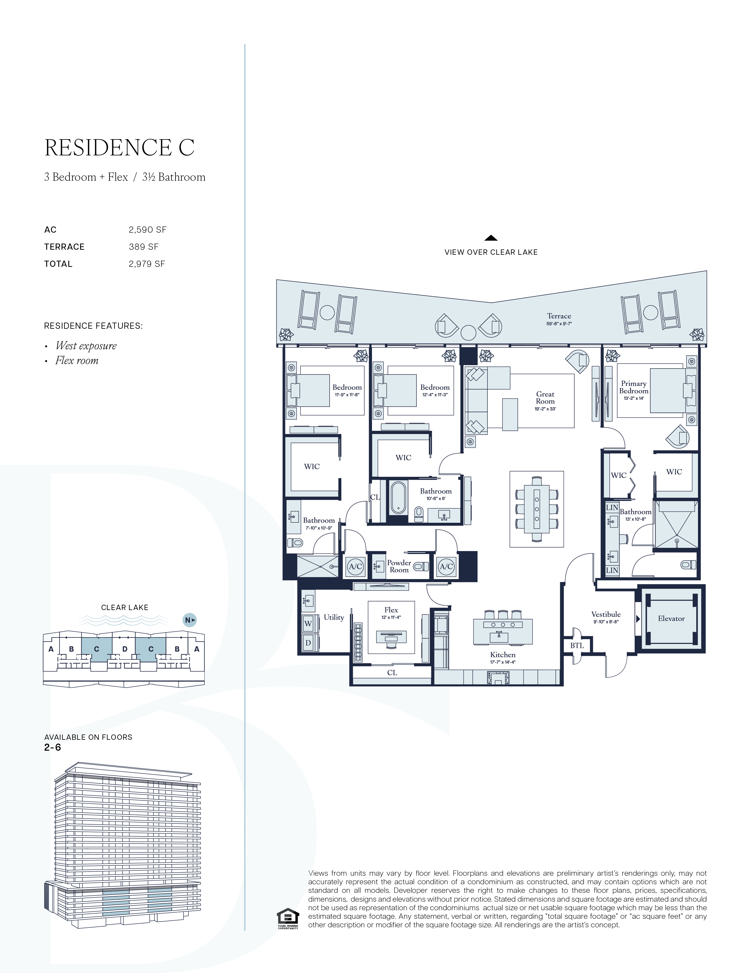 The Berkeley — Three-Bedroom Residences